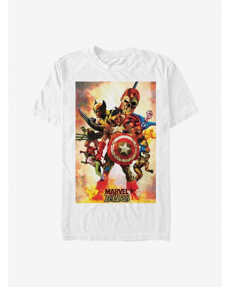 Marvel Zombies Zombie Poster T-Shirt $8.03 T-Shirts