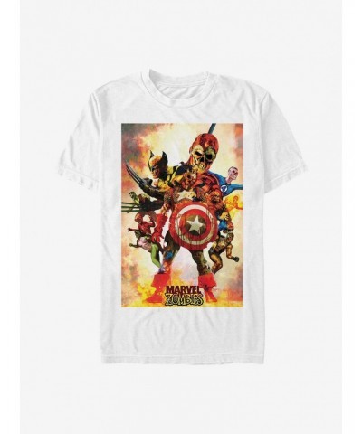 Marvel Zombies Zombie Poster T-Shirt $8.03 T-Shirts